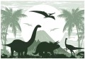 Fototapeta skandynawska dinozaury