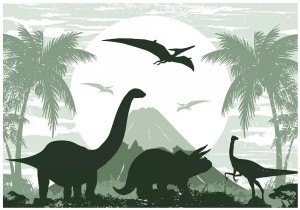 Fototapeta skandynawska dinozaury