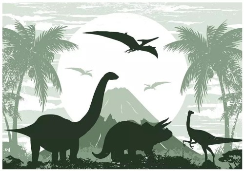 Fototapeta skandynawska dinozaury