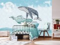 Fototapeta dla dzieci WIELORYBY ocean