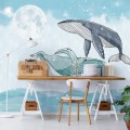 Fototapeta dla dzieci WIELORYBY ocean