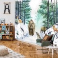 Fototapeta tapeta LAS zwierzęta DRZEWA