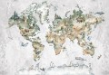 Fototapeta tapeta MAPA kontynenty ŚWIAT
