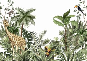 Fototapeta SAFARI zwierzęta DŻUNGLA las