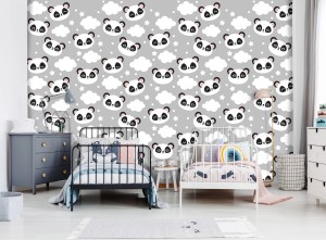 Fototapeta TAPETA miś styl skandynawski