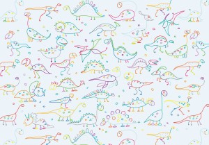 Fototapeta DLA DZIECI dinozaury tapeta