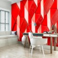 Fototapeta 3D geometria bryły ściana
