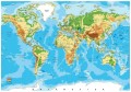 FOTOTAPETA MAPA ŚWIATA FOTOTAPETY MAPY 152x104