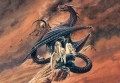 FOTOTAPETA Kobieta koń ALCHEMY SMOK MISTYKA mural na flizelinie