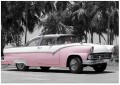 Fototapeta auto stary cadillac palmy fototapety