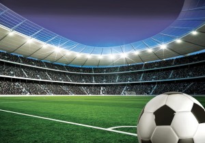 Fototapeta piłkarze PIŁKA stadion BOISKO