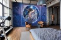 FOTOTAPETA Kobieta koń ALCHEMY SMOK MISTYKA mural na flizelinie