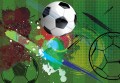 Fototapeta piłkarze PIŁKA stadion BOISKO