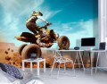 Fototapeta QUAD cross pustynia SAWANNA