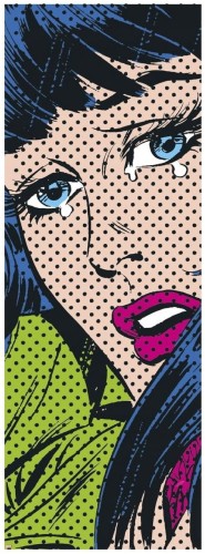 FOTOTAPETA GRAFIKA KOBIETA FOTOTAPETY 73x202