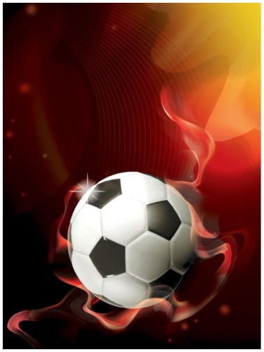 Fototapeta 3D piłka nożna piłki fototapety