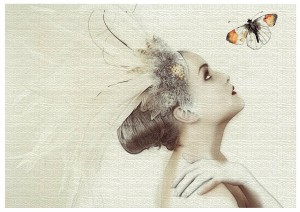 Fototapeta tapeta kobieta twarz grafika