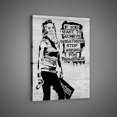 Banksy obraz na ścianę obrazy na płótnie 100x75