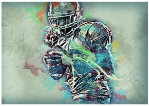 Fototapeta młodzieżowa futbol amerykański