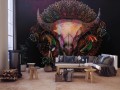 Fototapeta rogi motyw indiański GŁOWA BIZONA mural na flizelinie