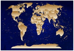 Fototapeta mapa świata fototapety