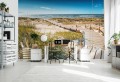 Fototapeta plaża widok niebo RELAKS morze ocean ZACHÓD SŁOŃCA
