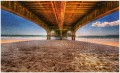 Fototapeta plaża stary most fototapety