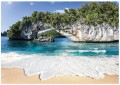 Fototapeta morze plaża palmy