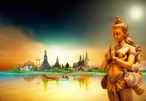 Fototapeta BUDDA spa hinduizm świątynia mural na flizelinie+KLEJ