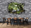 Fototapeta MUR las jezioro efekt 3D