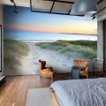 Fototapeta plaża widok niebo RELAKS morze ocean ZACHÓD SŁOŃCA