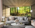 FOTOTAPETA na flizelinie LAS drzewa SUPER EFEKT 3D + klej gratis