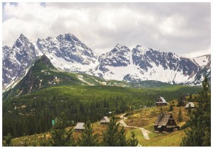 Fototapeta widok na góry niebo