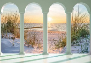 FOTOTAPETA na flizelinie plaża morze SUPER EFEKT 3D + klej gratis