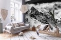 Fototapeta piękne góry SZCZYTY jezioro widok LAS DRZEWA ZIMA