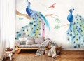 Fototapeta pawie ptaki PAW ptak MURAL na flizelinie + KLEJ