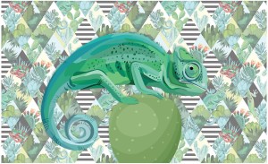 Fototapeta zwierzęta kameleon fototapety