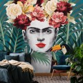 Fototapeta LIŚCIE kwiaty FRIDA KAHLO