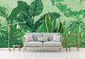 Fototapeta LIŚCIE kwiaty MONSTERA listki