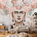 Fototapeta LIŚCIE kwiaty FRIDA KAHLO