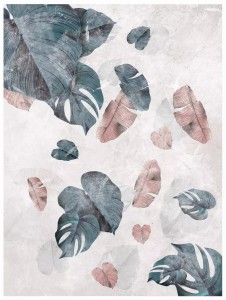 Fototapeta 3D liście monstera palmy