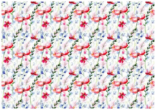 Fototapeta 3D kwiaty piwonie róże rośliny