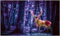 Fototapeta jeleń las fototapety na ścianę