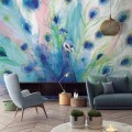 Fototapeta pawie ptaki PAW ptak MURAL na flizelinie + KLEJ