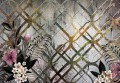 Fototapeta 3D kwiaty liście rośliny
