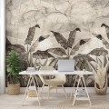 Fototapeta LIŚCIE kwiaty MONSTERA palmy