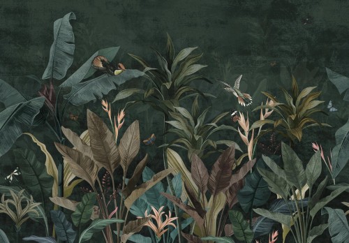 Fototapeta LIŚCIE kwiaty MONSTERA palmy
