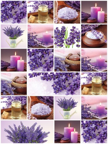 Fototapeta wrzos świece spa fototapety