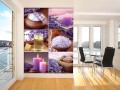 Fototapeta wrzos świece spa fototapety