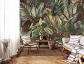 Fototapeta LIŚCIE kwiaty MONSTERA listki